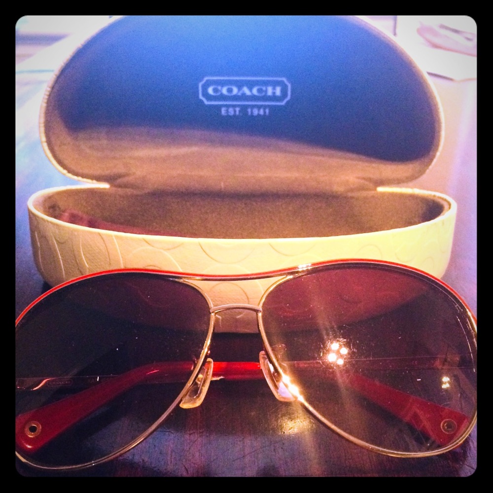 Coach Kat sunglasses in red